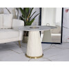 Mauro Ferretti Table basse Nova Ø 60x54 cm crème