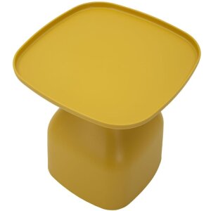 Mauro Ferretti Table dappoint Gea 48x48x50 cm jaune