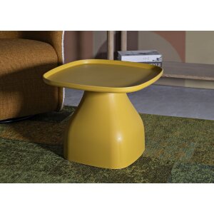 Mauro Ferretti Table dappoint Gea 48x48x38 cm jaune