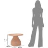 Mauro Ferretti Table dappoint Gea 48x48x38 cm rose