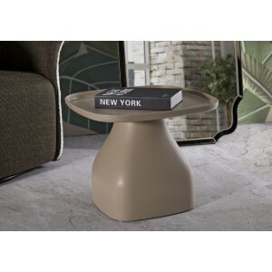 Mauro Ferretti Table dappoint Gea 48x48x38 cm gris