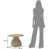 Mauro Ferretti Table dappoint Gea 48x48x38 cm gris