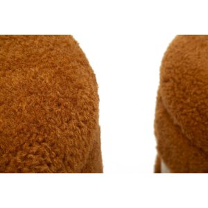 Saint-Moritz Ensemble de 2 tabourets de rangement Ø40x47cm Ø32x38cm marron