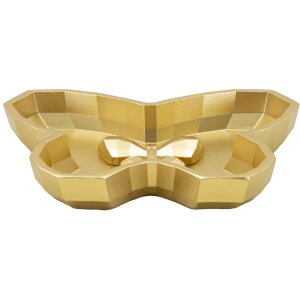 Bol Butterfly 20,5x17,5x3 cm doré forme papillon