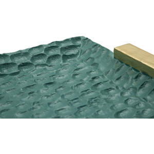 Grent Plateau 34x19,5x3 cm Vert Doré Décoratif