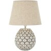 Mauro Ferretti Lampe de table Tibet Ø35x52 cm White Wash