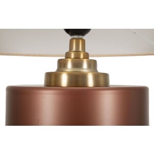 Lampe de table Rosenthal Verre Brun Doré 40,5x69,5cm E27