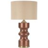 Lampe de table Rosenthal Verre Brun Doré 40,5x69,5cm E27