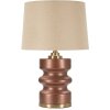 Lampe de table Rosenthal Verre Brun et Doré Ø36,5x56,5cm