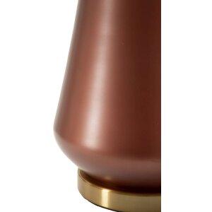 Lampe de table Rosenthal Verre Brun Doré Ø35,5x65cm E27