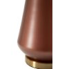 Lampe de table Rosenthal Verre Brun Doré Ø35,5x65cm E27