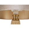 Lampe de table Perly Ø36,5x68,5cm Verre Or Tissu