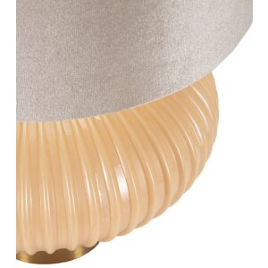 Lampe de table Perly Ø33x49 cm Verre, Fer, Nacre et Or