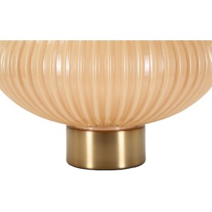 Lampe de table Perly Ø33x49 cm Verre, Fer, Nacre et Or