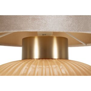 Lampe de table Perly Ø33x49 cm Verre, Fer, Nacre et Or