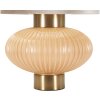 Lampe de table Perly Ø33x49 cm Verre, Fer, Nacre et Or
