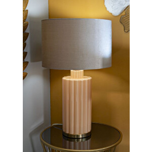 Mauro Ferretti Lampe de table Perly Ø40,5x69,5cm verre doré E27 40W