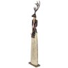 Figurine Décorative Cerf Dame Métal 86cm Clayre & Eef