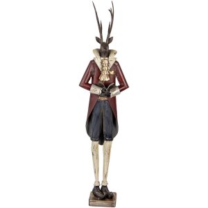 Clayre & Eef Figurine Décorative Cerf Baroque...