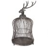 Cage Décorative Tête de Cerf Vintage Clayre & Eef 26x50cm