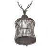 Cage Décorative Tête de Cerf Vintage Clayre & Eef 26x50cm