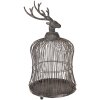 Cage Décorative Tête de Cerf Vintage Clayre & Eef 26x50cm
