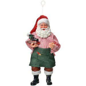Père Noël Suspendu 17 cm Clayre & Eef