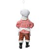 Clayre & Eef 66243 Père Noël Suspendu Boulanger 9x6x17 cm