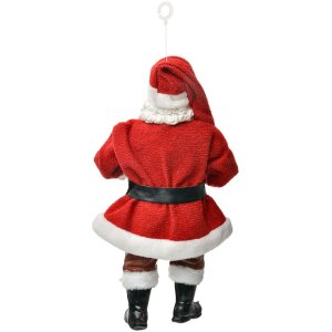 Clayre & Eef 66244 Ornement Père Noël avec Cadeau 17cm