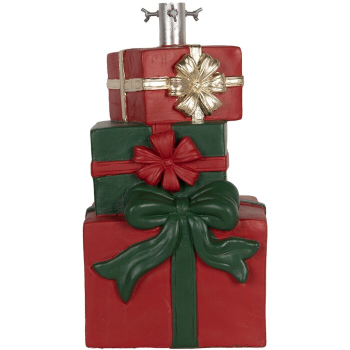 Clayre & Eef Support à sapin Boîte Cadeau 28x26x48 cm