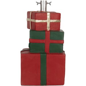 Clayre & Eef Support à sapin Boîte Cadeau 28x26x48 cm