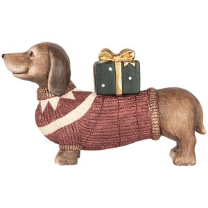 Clayre & Eef Chien Décoration Style Campagne 47cm