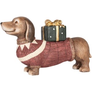 Clayre & Eef Chien Décoration Style Campagne 47cm