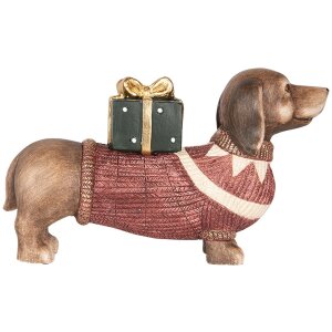 Clayre & Eef Chien Décoration Style Campagne 47cm