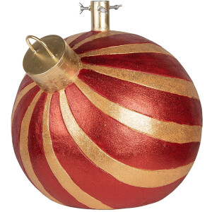 Clayre & Eef 6MG0152 Support à sapin Rouge-Or...