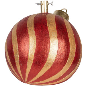 Clayre & Eef 6MG0152 Support à sapin Rouge-Or 43x40x41 cm