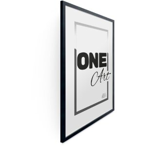 Cadre Photo Hekla 42x59,4 cm Noir MDF Aspect Bois