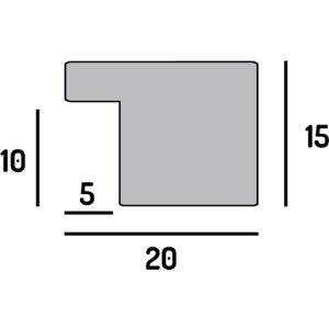FramesFactory Hekla 42x59,4 cm blanc