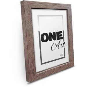 FramesFactory Cadre Photo Hekla 10x15 cm Chêne Fumé