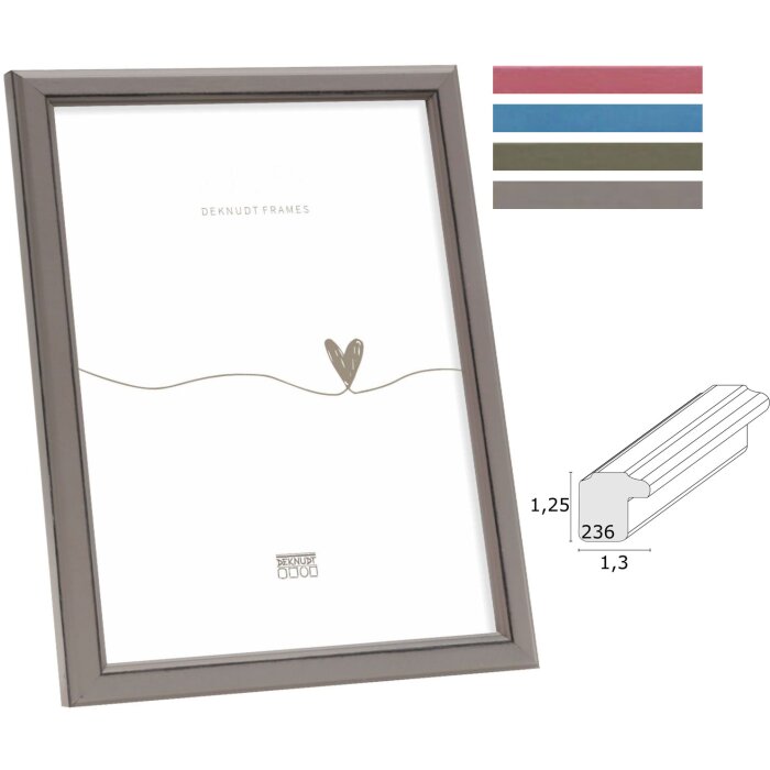 Deknudt S236F Cadre en bois 4 couleurs 10x15 à 20x30 cm