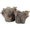 Pot de fleurs Clayre & Eef 6TE0577M tronc darbre marron beige 24x18x18 cm