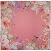 Clayre & Eef FFA01P Nappe Rose Florale 100x100 cm Coton