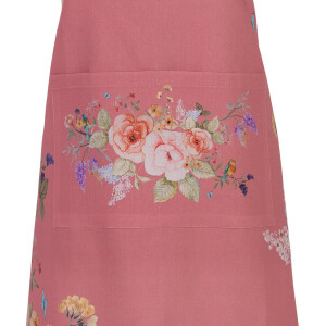 Tablier Clayre & Eef FFA41P Rose 70x85 cm Motif Floral