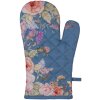 Manique de Four Clayre & Eef Floral Bleu 18x30 cm