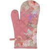 Gant de cuisine Clayre & Eef Jardin Romantique 18x30 cm Coton Rose