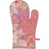 Gant de cuisine Clayre & Eef Jardin Romantique 18x30 cm Coton Rose