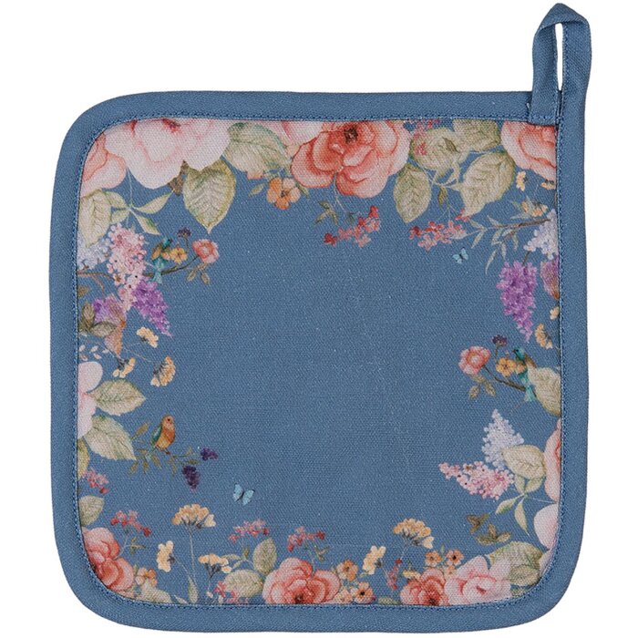 Manique Clayre & Eef Romance Florale Bleue 20x20 cm