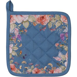 Manique Clayre & Eef Romance Florale Bleue 20x20 cm