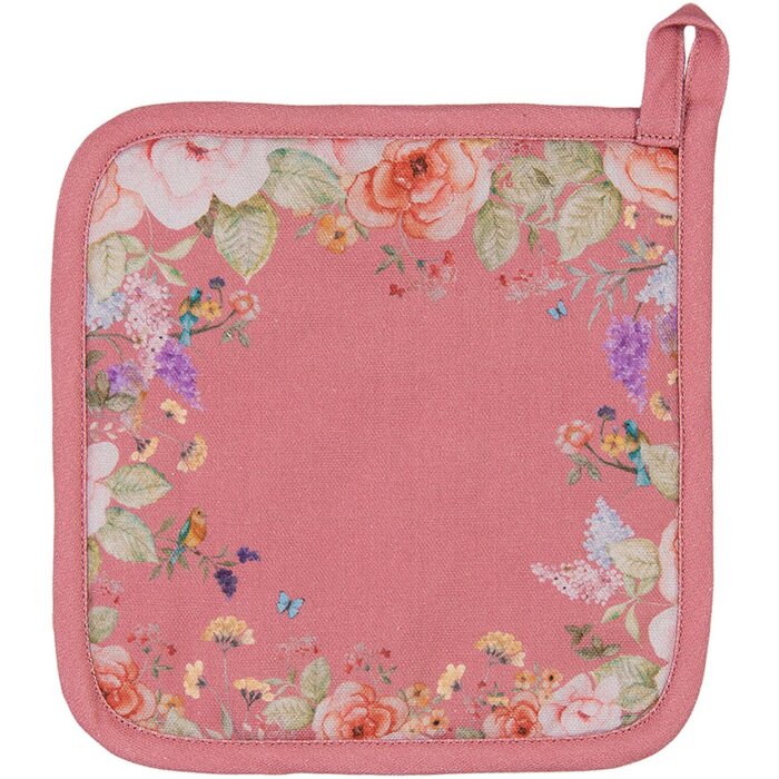 Clayre & Eef FFA45P Manique Rose Motif Floral 20x20 cm