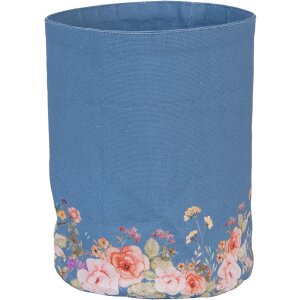 Clayre & Eef FFA50BL Panier à pain bleu floral...